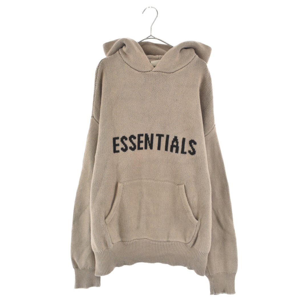 FOG Essentials エフオージー エッセンシャルズ FRONT LOGO KNIT HOODIE ニット パーカー プルオーバー 長袖  フロント ロゴ 返品送料無料  -メルカリは誰でも安心して簡単に売り買いが楽しめる日本最大のフリマサービスです。