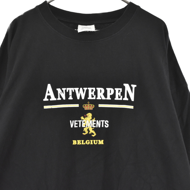 VETEMENTS ヴェトモン SS ANTWERP LOGO T shirt アントワープロゴ