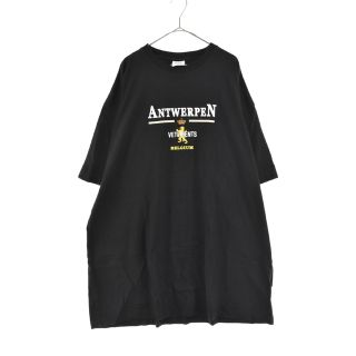 VETEMENTS ヴェトモン Tシャツ サイズ:M ブランドロゴ クルーネック 半袖 Logo Limited Edition T-shirt 21SS ホワイト 白 トップス カットソー カジュアル ブランド ストリート シンプル ワンポイント【メンズ】