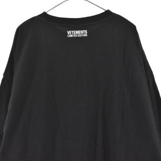 VETEMENTS ヴェトモン Tシャツ サイズ:M ブランドロゴ クルーネック 半袖 Logo Limited Edition T-shirt 21SS ホワイト 白 トップス カットソー カジュアル ブランド ストリート シンプル ワンポイント【メンズ】