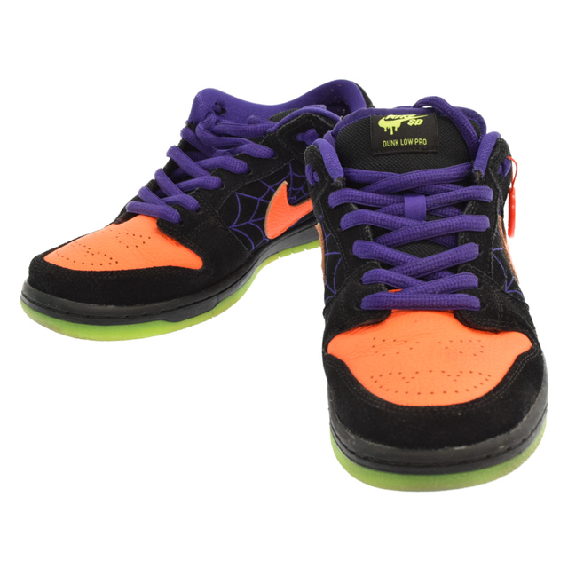 NIKE(ナイキ)のNIKE ナイキ SB DUNK LOW NIGHT OF MISCHIEF HALLOWEEN BQ6817-006 エスビーダンクロー ナイトオブミスチーフハロウィン スニーカー シューズ US9.5/27.5cm ブラック メンズの靴/シューズ(スニーカー)の商品写真