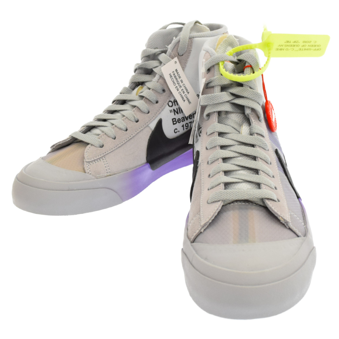 OFF-WHITE オフホワイト ×NIKE THE:10 BLAZER MID SERENA WILLIAMS QUEEN ブレーザー  ミッドカットスニーカー セレーナウィリアムズ クイーン US9/27cm ナイキ AA3832-002