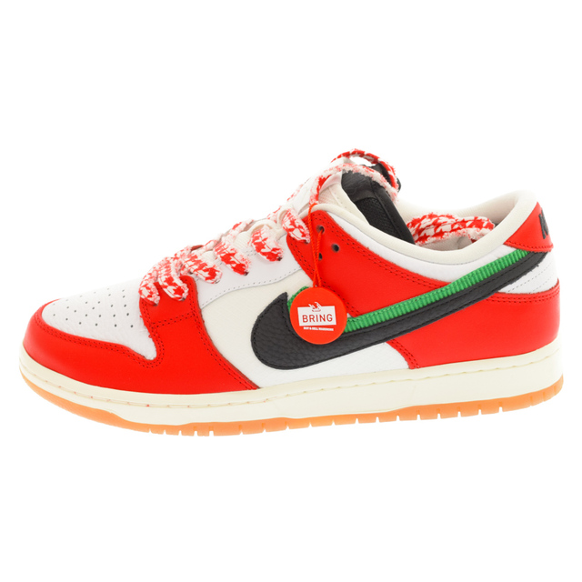 NIKE ナイキ DUNK LOW PRO QS Frame Skate Habibi ダンク ハビビ ローカットスニーカー ホワイト/レッド US12 CT2550-600