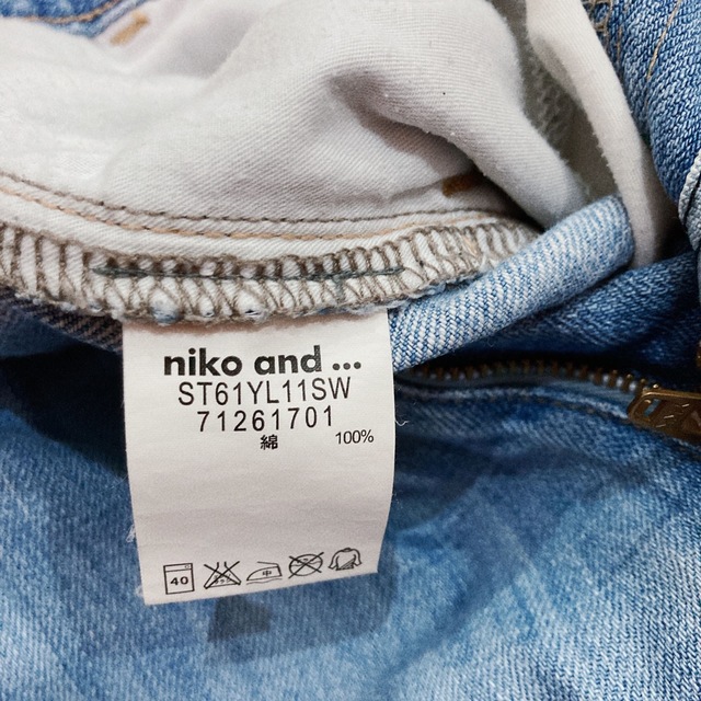 niko and...(ニコアンド)のniko and... ニコアンド　デニム　L レディースのパンツ(デニム/ジーンズ)の商品写真