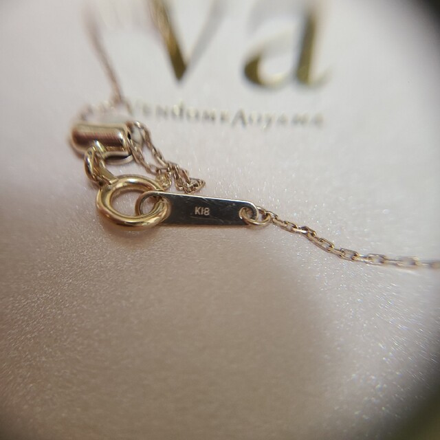 Vendome Aoyama(ヴァンドームアオヤマ)のK18 1粒 ダイヤ ブレスレットスライドアジャスター レディースのアクセサリー(ブレスレット/バングル)の商品写真