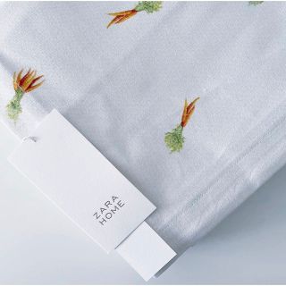 ザラホーム(ZARA HOME)の新品 ZARA HOME ザラホーム キャロット プリント テーブルクロス(テーブル用品)