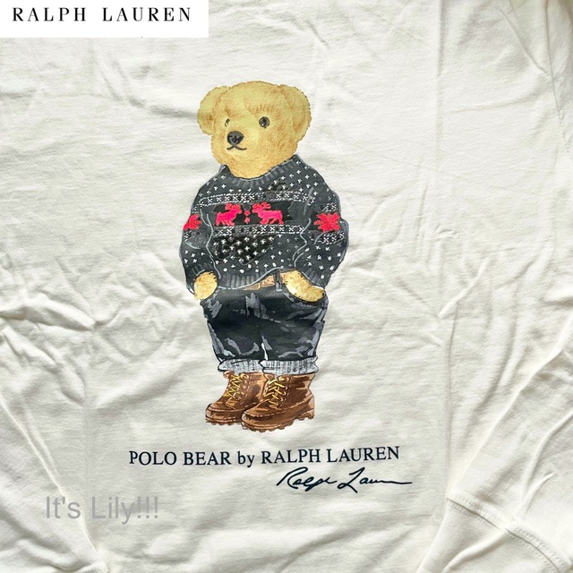 Ralph Lauren(ラルフローレン)の大人もOK　XL170-175ｃｍ　ラルフローレン　ポロベア　長袖 メンズのトップス(Tシャツ/カットソー(七分/長袖))の商品写真