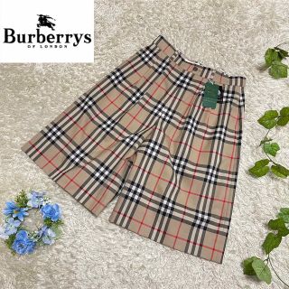 バーバリー(BURBERRY)の新品タグ付き バーバリーズ ハイウエストショートパンツ ノバチェック S(ショートパンツ)