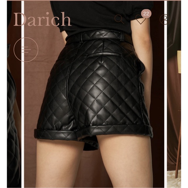 Darich - キルティングレザーショートパンツの通販 by お値引き