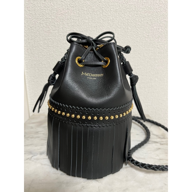 【美品】J&M DAVIDSON 限定スタッズ付カーニバル  ブラック