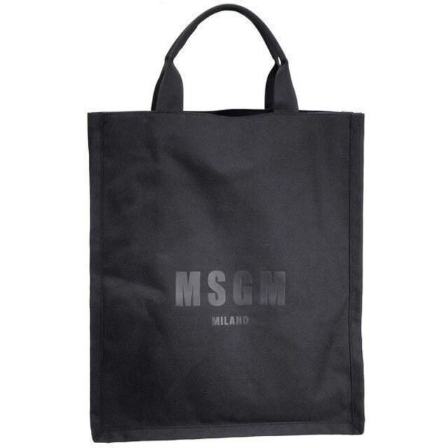 MSGM バッグ ブラック トートバッグ A4 エムエスジーエム 鞄 カバン
