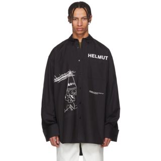 ヘルムートラング(HELMUT LANG)のレア　2018SS ヘルムートラング　HELMUT LANG シャツ メンズ(Gジャン/デニムジャケット)