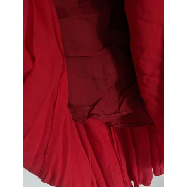 Adam et Rope'(アダムエロぺ)のアダム・エ・ロペ ロングスカート レッド ロング スカート レッド 赤 マキシ丈 レディースのスカート(ロングスカート)の商品写真