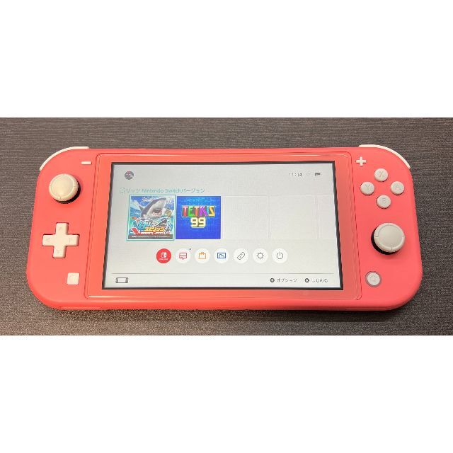 (486) 整備済み Switch Lite コーラル ピンク エンタメ/ホビーのゲームソフト/ゲーム機本体(携帯用ゲーム機本体)の商品写真