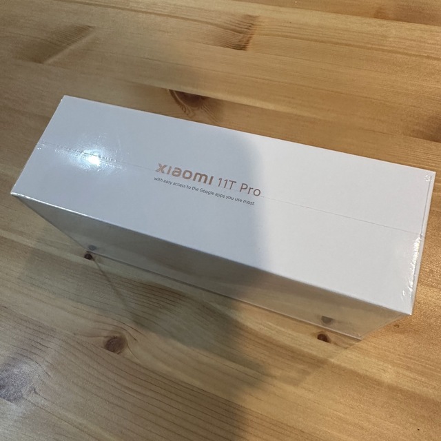 ANDROID(アンドロイド)のシャオミ Xiaomi 11T Pro 新品 未開封 ホワイト Simフリー スマホ/家電/カメラのスマートフォン/携帯電話(スマートフォン本体)の商品写真