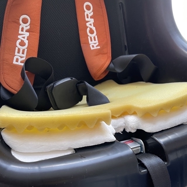 RECARO(レカロ)のRECARO チャイルドシート　ゼロセブン　オレンジ　レカロ キッズ/ベビー/マタニティの外出/移動用品(自動車用チャイルドシート本体)の商品写真