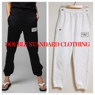 ダブルスタンダードクロージング(DOUBLE STANDARD CLOTHING)のESSENTIAL エッセンシャル　レインメーカースウェットパンツ　ホワイト　M(その他)