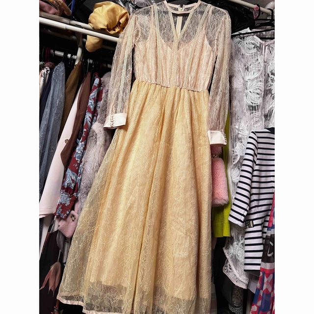 Ameri VINTAGE - 新品 Ameri VINTAGE LADY LACE PLEATS DRESSの通販 by