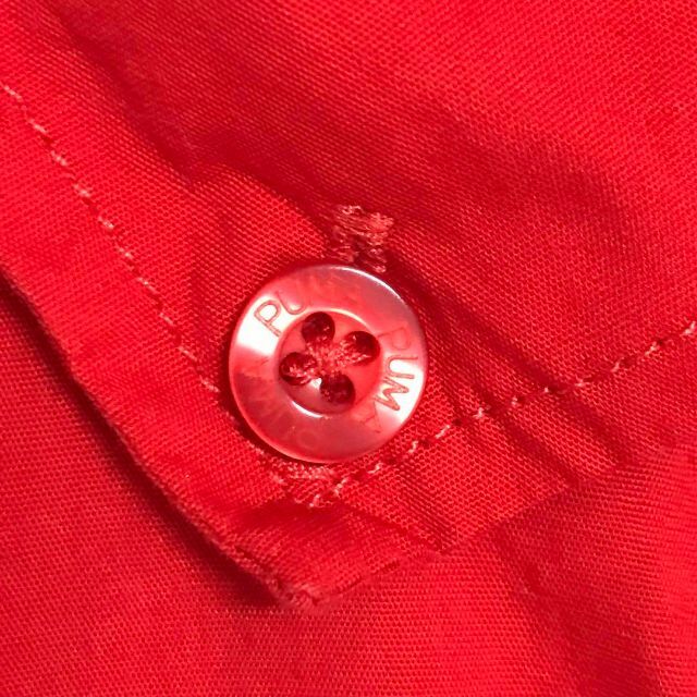 PUMA(プーマ)の【入手困難】プーマ　刺繍ロゴ入りシャツ　F-1 フェラーリ　レア　E249 メンズのトップス(シャツ)の商品写真