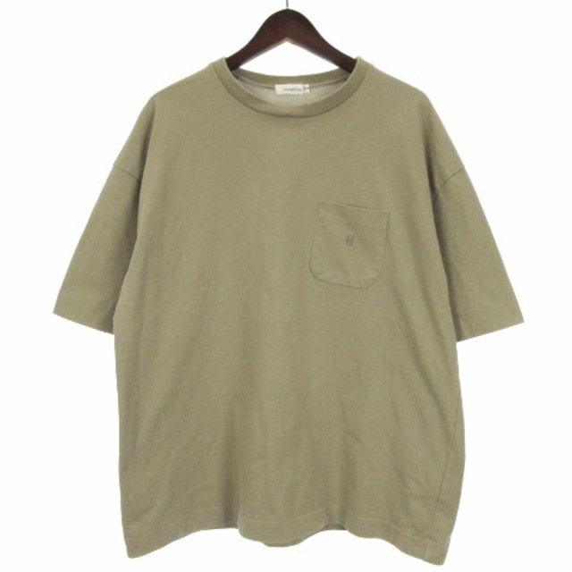 nanamica(ナナミカ)のナナミカ nanamica Tシャツ 半袖 カットソー グレージュ S メンズのトップス(Tシャツ/カットソー(半袖/袖なし))の商品写真