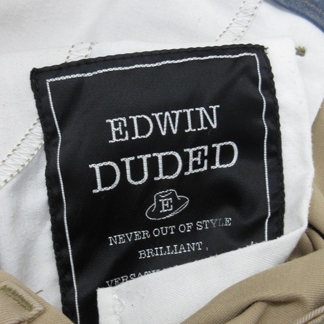 EDWIN(エドウィン)のエドウィン EDWIN DUDED パンツ ベージュ 29 メンズのパンツ(スラックス)の商品写真