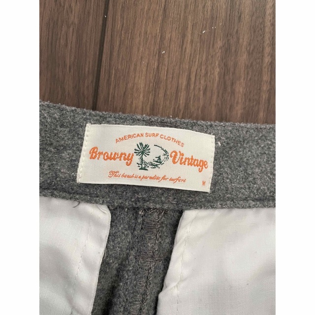 BROWNY(ブラウニー)のメンズパンツ　グレー　ウール入 メンズのパンツ(その他)の商品写真