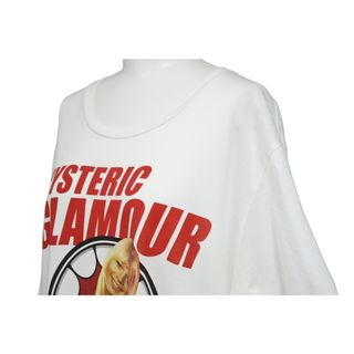 HYSTERIC GLAMOUR ヒステリックグラマー 半袖Ｔシャツ プリントT ガールプリント 0212CT22 サイズL ホワイト 美品  47802