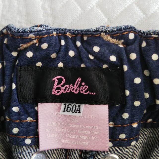Barbie(バービー)のBarbie  デニムショートパンツ  160㎝ キッズ/ベビー/マタニティのキッズ服女の子用(90cm~)(パンツ/スパッツ)の商品写真