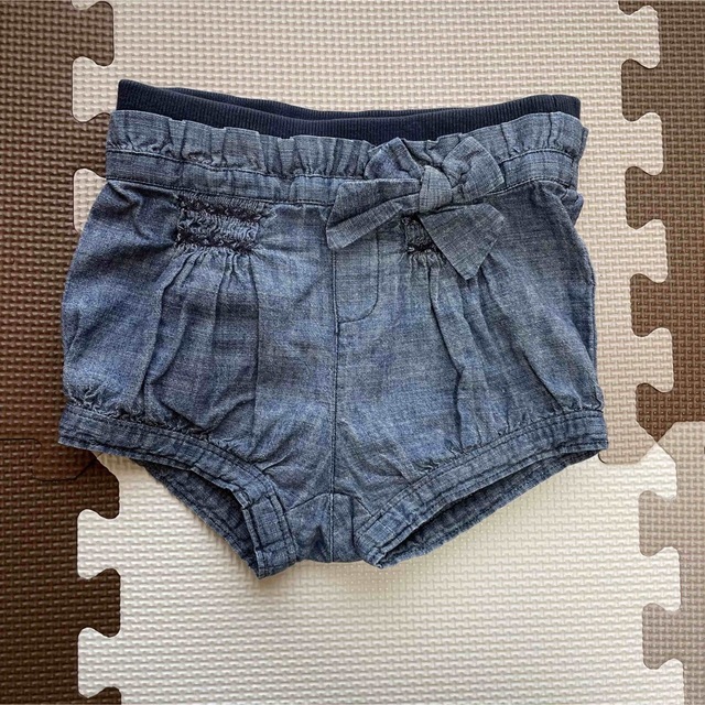 babyGAP(ベビーギャップ)のbabyGAP ショートパンツ かぼちゃパンツ デニム 70 キッズ/ベビー/マタニティのベビー服(~85cm)(パンツ)の商品写真