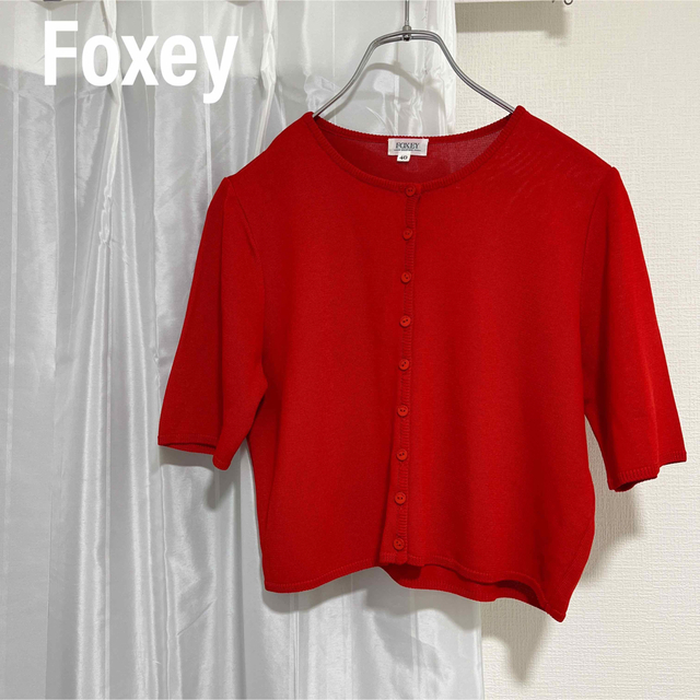 安売り フォクシー Foxey トップス カーディガン ニットカーデ シャツ