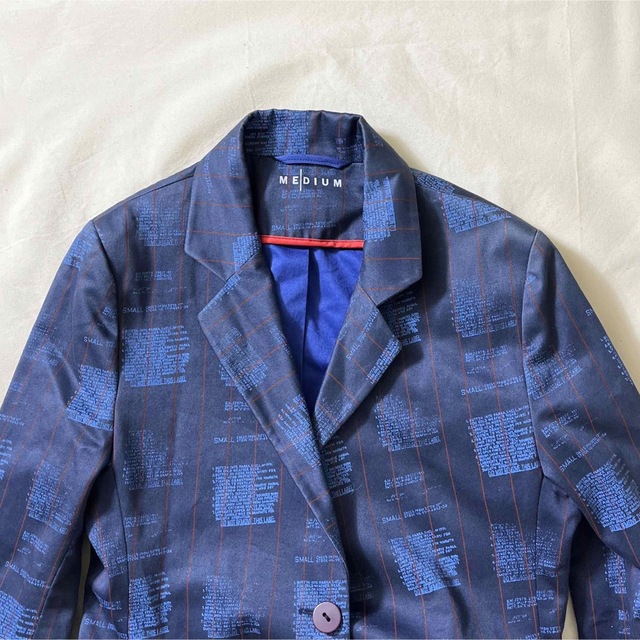 Levi'sREDビンテージコットン総柄テイラードジャケット(クロアチア製