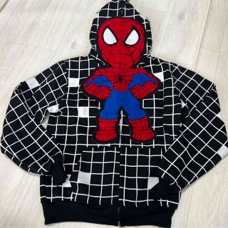 アベイシングエイプ(A BATHING APE)のbaby milo スパイダーマン パーカー xs(パーカー)