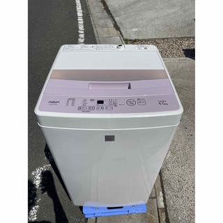 AQUA 4.5kg 洗濯機　AQW-S4E4 2018年製