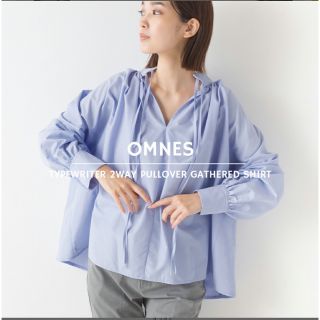 オムネススプレモ(OMNES Supremo)の【OMNES Supremo】タイプライター2WAYプルオーバーギャザーシャツ(シャツ/ブラウス(長袖/七分))