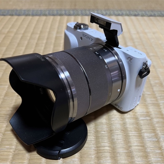 SONY NEX-3N 白ボディ　 18-55mmレンズ付き　美品