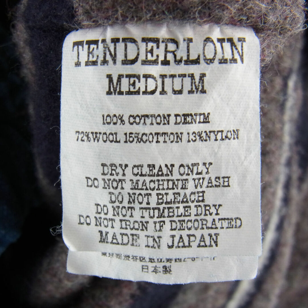 TENDERLOIN(テンダーロイン)のTENDERLOIN テンダーロイン デニムジャケット DENIM BLANKET COACH JKT デニム ブランケット コーチジャケット ブルー系 M【美品】【中古】 メンズのジャケット/アウター(その他)の商品写真