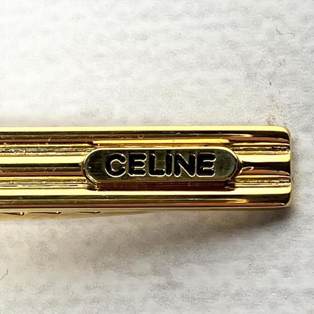 celine(セリーヌ)の★美品★ CELINE セリーヌ ネクタイ ピン ゴールド タイピン ビジネス メンズのファッション小物(ネクタイピン)の商品写真