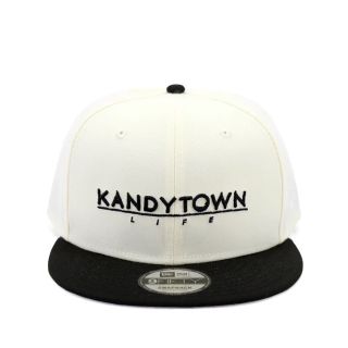 ニューエラー(NEW ERA)のKANDYTOWN 9fifty NEW ERA（WHITE/BLACK）(キャップ)