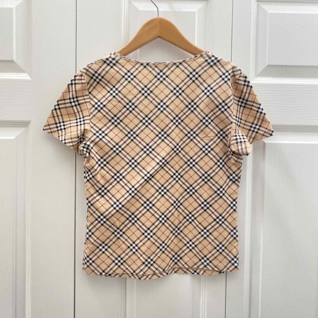 BURBERRY(バーバリー)のバーバリー／トップス カットソー 半袖Tシャツ ノバチェック レディースのトップス(Tシャツ(半袖/袖なし))の商品写真