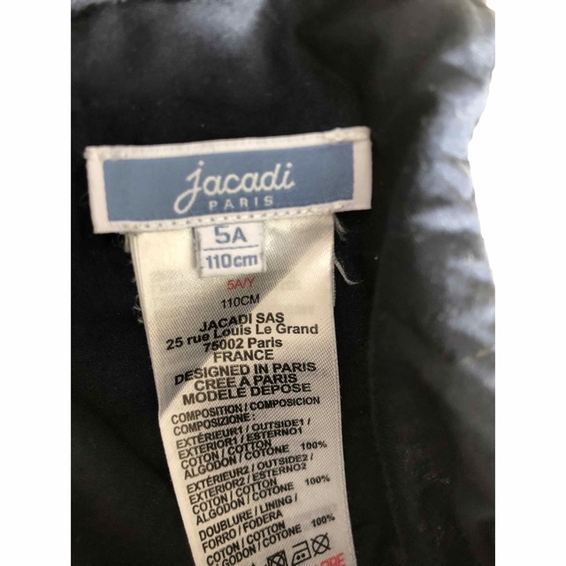 Jacadi(ジャカディ)のjacadi 5a ワンピース　ジャカディ キッズ/ベビー/マタニティのキッズ服女の子用(90cm~)(ワンピース)の商品写真