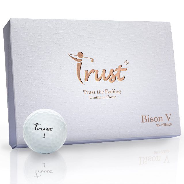 【数量限定】Trust トラストゴルフボール Bison V  X  XL パー
