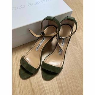 マノロブラニク(MANOLO BLAHNIK)のマノロブラニク　アンクルストラップサンダル(サンダル)