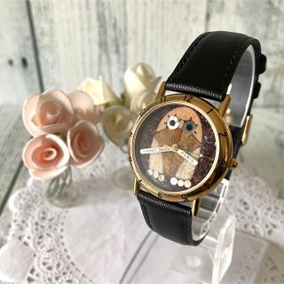 【電池交換済】Pierre Lannier ピエールラニエ フクロウ 腕時計 梟