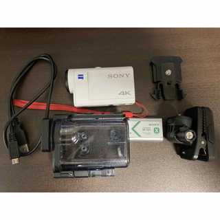 ソニー(SONY)のFDR-X3000 キャップクリップ付き　AKA-CAP1 アクションカメラ(コンパクトデジタルカメラ)
