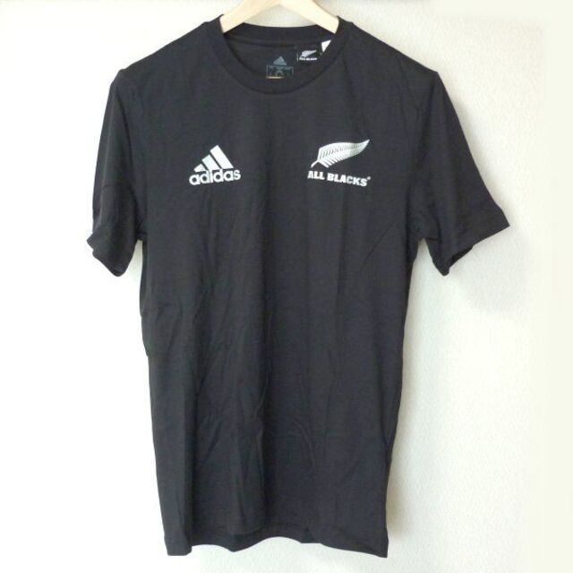 adidas(アディダス)の新品未使用◆(O)(XL)アディダス オールブラックス コットン半袖Tシャツ メンズのトップス(Tシャツ/カットソー(半袖/袖なし))の商品写真