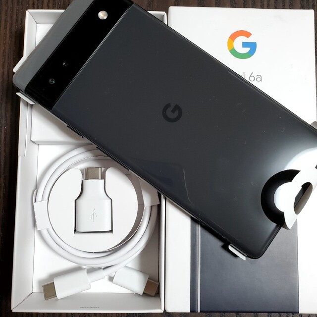 Google Pixel(グーグルピクセル)のGoogle Pixel 6a 128GB Charcoal au 未使用 スマホ/家電/カメラのスマートフォン/携帯電話(スマートフォン本体)の商品写真