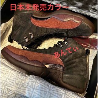 ジョーダン(Jordan Brand（NIKE）)のアママニエール × ナイキエアジョーダン12 【ウィメンズ10.5/メンズ9(スニーカー)