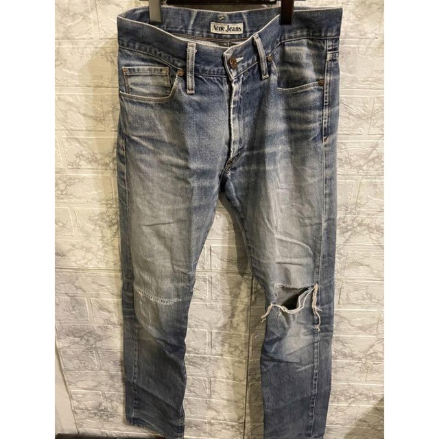 ACNE(アクネ)の ACNE JEANS ジーンズ アクネ デニム パンツ ダメージ メンズのパンツ(デニム/ジーンズ)の商品写真