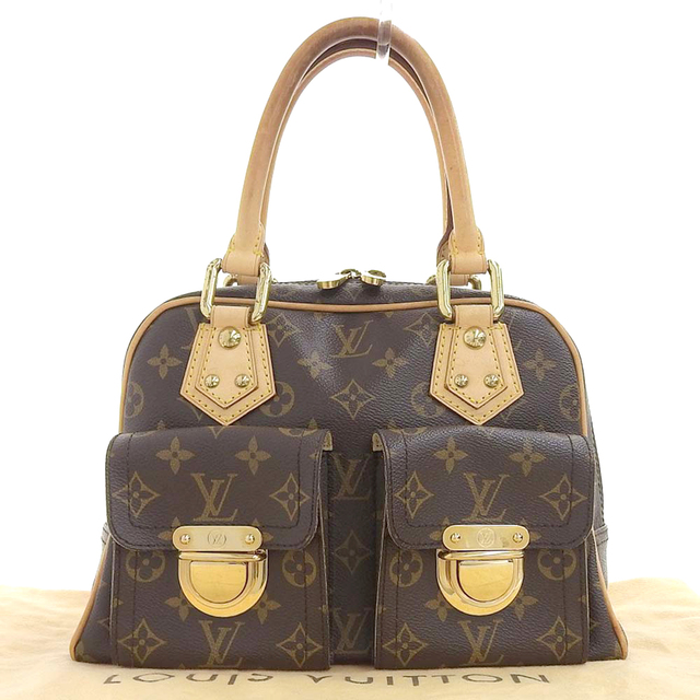 【本物保証】 布袋付 ルイヴィトン LOUIS VUITTON モノグラム マンハッタンPM ハンドバッグ M40026