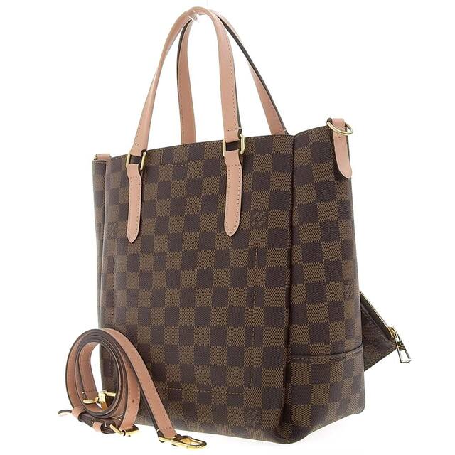 【本物保証】 超美品 ルイヴィトン LOUIS VUITTON ダミエ ベルモントNV BB 2WAYバッグ エベヌ ヴィーナス N60297